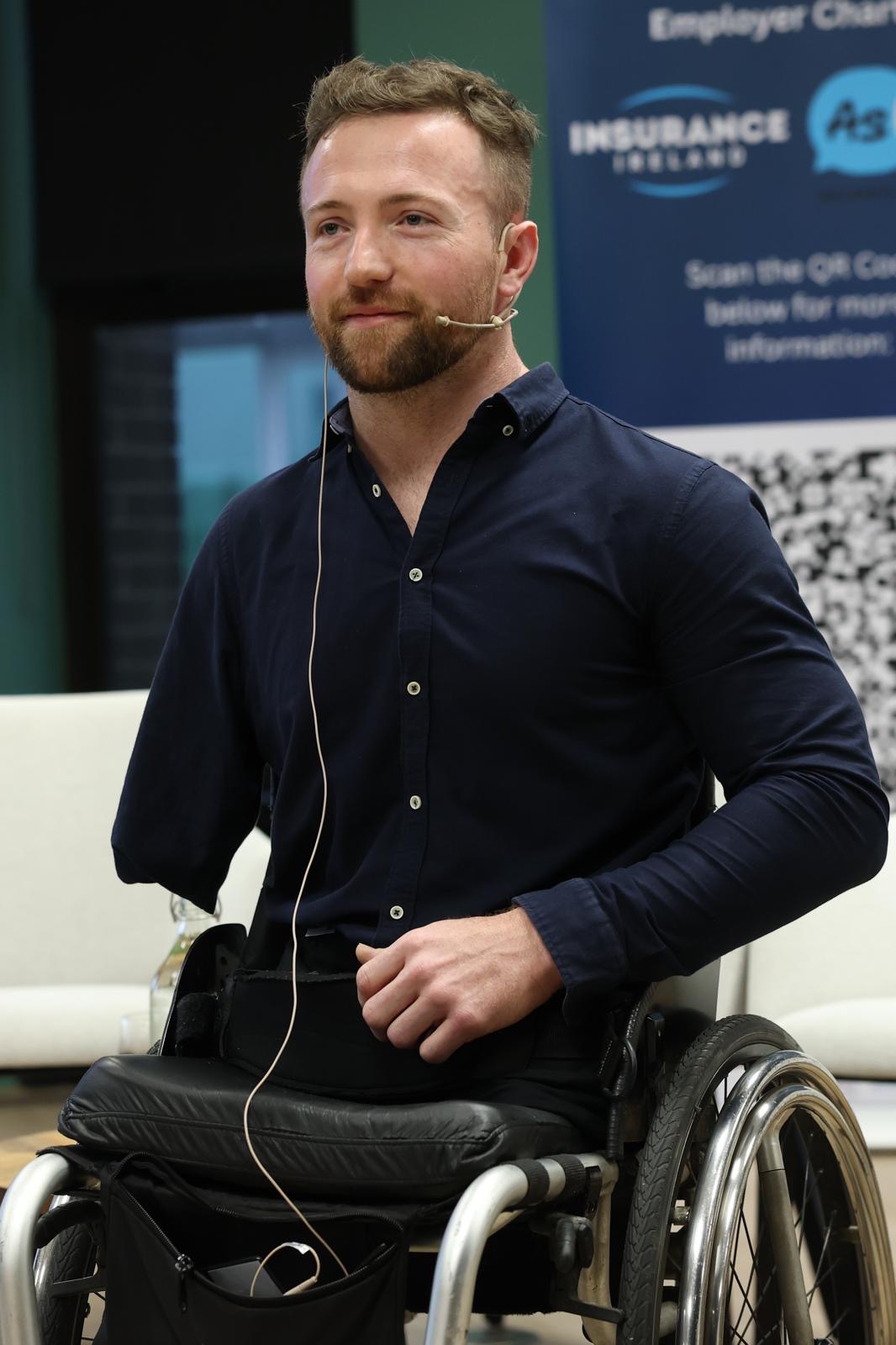 Colin Judge taking part in an Insurance Ireland panel discussion